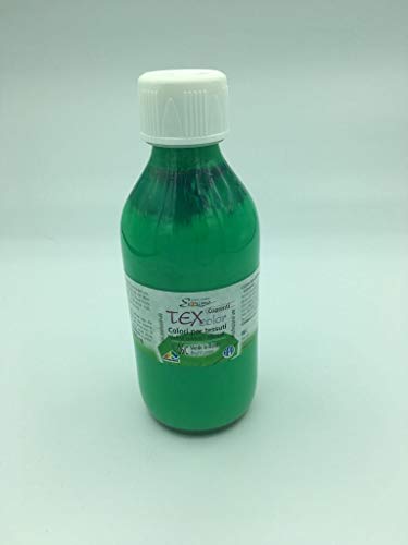 Tex Colori, Colore per tessuti coprente, Verde brillante 250 ml