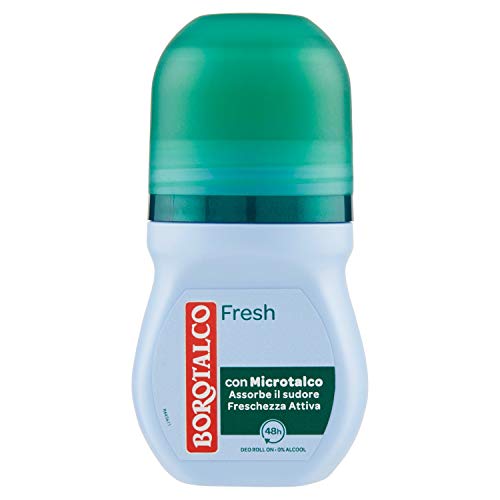 Borotalco Deodorante Fresh con Microtalco, 50 ml
