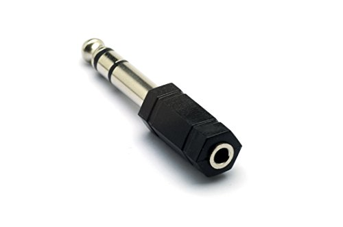 G&BL 232B 6.3mm M 3.5mm FM Black cable interface/gender adapter - Cable Interface/Gender Adapters (6.3mm M, 3.5mm FM, Black)