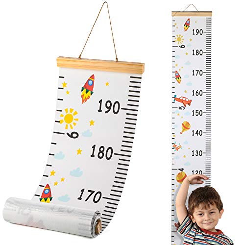 Hifot Bambini Altezza Crescita Grafico misurazione, Metro da parete Righelli per bambini Ragazze Arredamento della camera