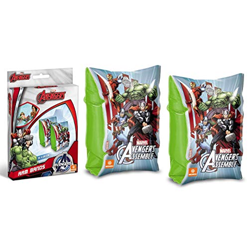 Mondo Toys - Avengers Arm Bands - Braccioli di Sicurezza per bambini -  Materiale PVC -  Adatti a bambini da 2 a 6 anni con Peso 6-20 kg - 16303