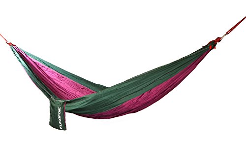 Flexifoil, amaca in tessuto da paracadute 100% di nylon, ideale per attività all'aperto, campeggio, escursioni e viaggi