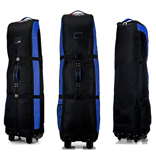 PGM Golf borsa da viaggio di ruote – --- double Deck, spessa, in nylon impermeabile, con base, black-blue