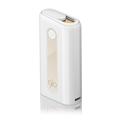 glo hyper Sigaretta Elettronica 2020 - Dispositivo per Scaldare il Tabacco Kit senza Nicotina e senza tabacco, Bianco - 370 g