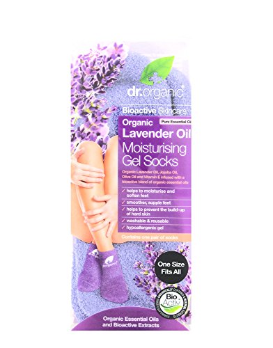 Dr. Organic Lavender Moiusturising Gel Socks - Calze Idratanti
