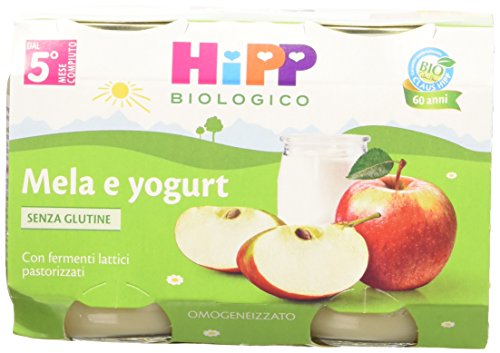 Hipp Omogeneizzato Mela e Yogurt - 24 vasetti da 125 g