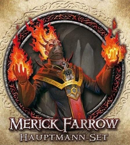 Fantasy Flight Games FFGD1308 Descent 2.Ed. -Merick Farrow, set principale DE, gioco di carte