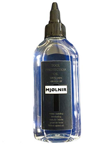 Mjolnir, olio di silicone puro per attrezzi, 100 ml, 100% olio di silicone senza additivi, ideale per strumenti sicuri per le mani, utilizzato anche per pittura acrilica