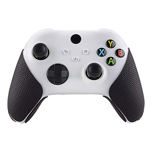 eXtremeRate PlayVital Grip Adesivo per Xbox Series X/S Controller Impugnature Maniglia Skin Antiscivolo per Xbox Series X/S Joystick(Nero)