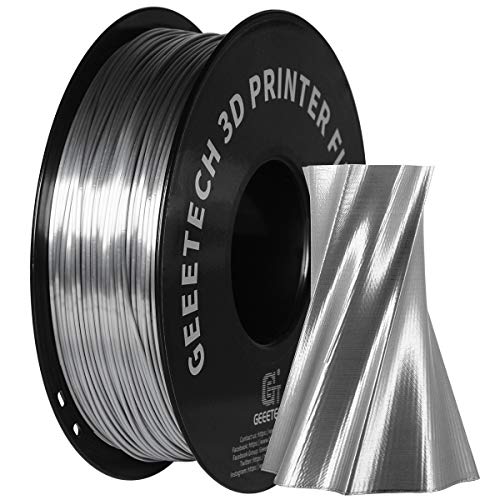 GEEETECH PLA filament 1.75mm Silk Nero, 3d filament PLA for Stampante 3D 1kg spool
