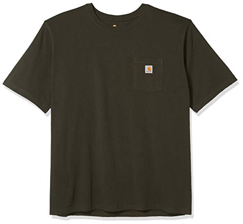 Carhartt Relaxed Fit T-Shirt Lavoro, Torba, L Uomo
