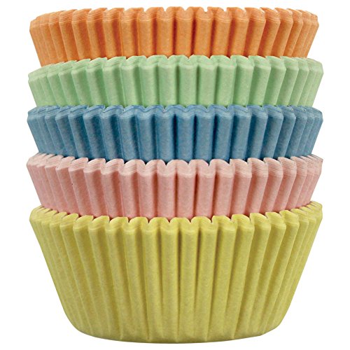 PME - Pirottini di Carta per Cupcake e Muffin Piccoli, Color Pastello, 100 Pezzi