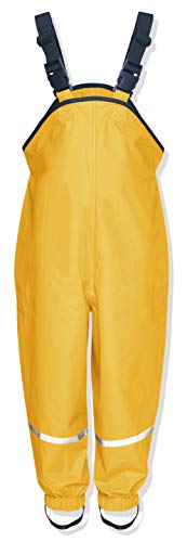 Playshoes - Pantaloni Impermeabili, Bambini e Ragazzi, Giallo (Yellow), 2-3 Anni