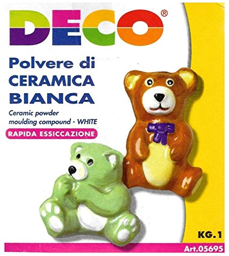 DECO 05695 Polvere Ceramica, Bianca