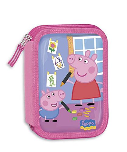 ASTUCCIO TRIPLO PEPPA PIG ROSA