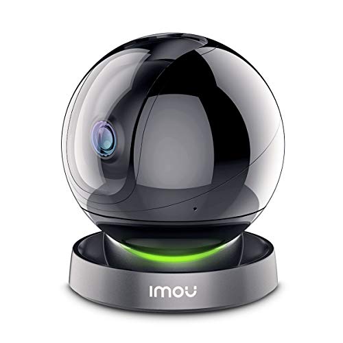 Videocamera di sicurezza Imou 1080P, Telecamera Dome con movimento tracciamento intelligente, videocamera di sorveglianza con rilevamento presenza mediante AI, Compatibile con Alexa/Google Assistant