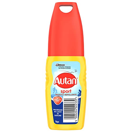 Autan Sport Vapo Insetto Repellente e Antizanzare Tigre e Comuni, 1 Confezione da 100 ml