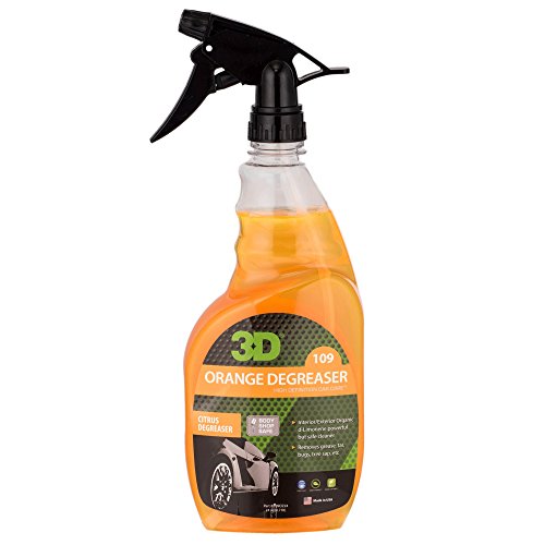 3D Auto Detailing Products Orange Degreaser Citrus Cleaner - 24 oz by