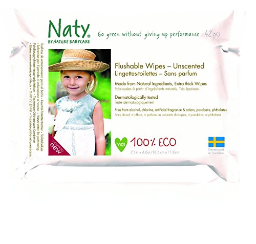 Eco by Naty Babycare Eco - Salviette non profumate, 42 salviette