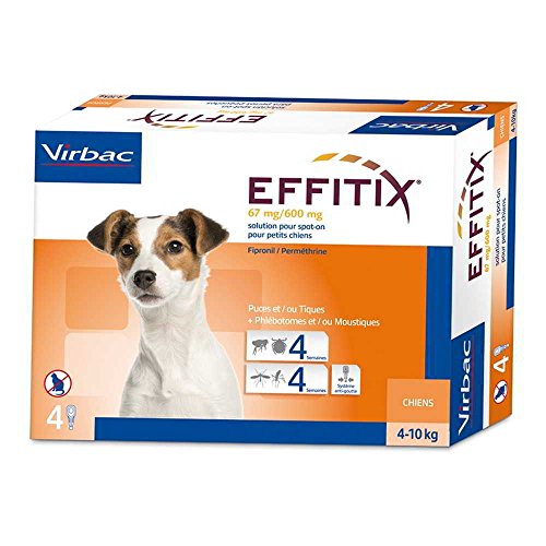 Effitix Spot-On Petit Chien (4-10 kg) - 4 pipettes