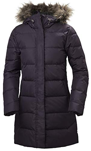 Helly Hansen Aden Piumino Giacca Impermeabile Eskimo Parka, con Cappuccio Donna, Nightshade, XL