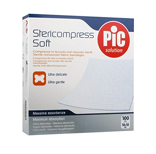 Garze Sterili Stericompress Soft In Tessuto Non Tessuto 10 X 10 cm 100 Compresse