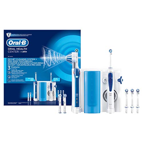 Oral B Pro 2000+ Kit per l'Igiene Orale e Idropulsore Oxyjet