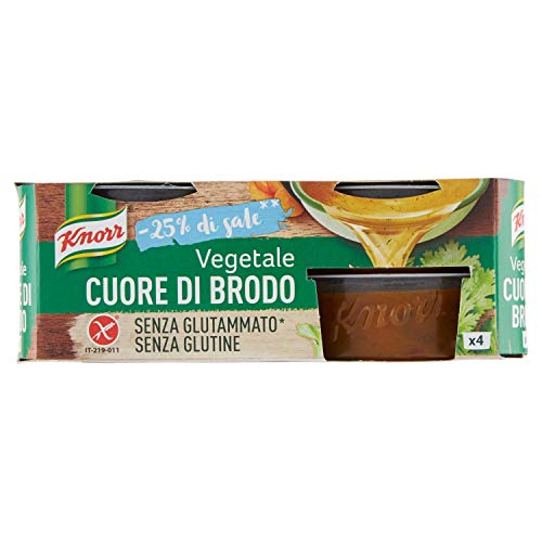 Knorr Cuore di Brodo Vegetale Basso Sale, 112g