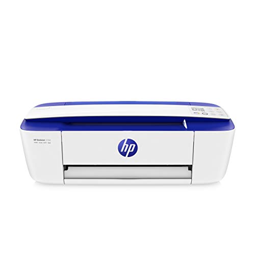 HP DeskJet 3760 T8X19B Stampante a Colori, WI-Fi, Multifunzione a Getto d'Inchiostro, Stampa, Scannerizza, Fotocopia, con Wi-Fi Direct, 2 Mesi di HP Instant Ink Inclusi, Bianco/Blu