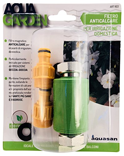 Aquasan 1103 Filtro Magnetico Anticalcare per Microirrigazione, Verde