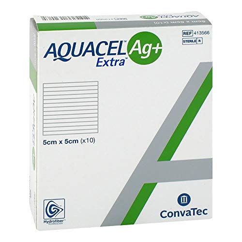 AQUACEL Ag+ Extra Dressings 5 x 5 cm by Aquacel