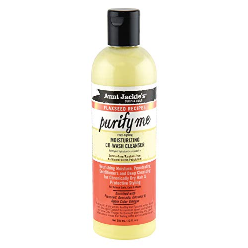 Aunt Jackies - Detergente co-wash idratante per capelli ricci e a spirale, 355 ml