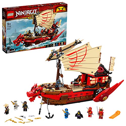 LEGO NINJAGO Bounty del Destino, Playset Nave da Battaglia Giocattolo per Bambini, 71705