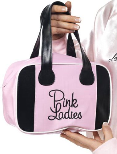 SMIFFYS Licenza ufficiale Bolsa para bolos Pink Lady de Grease, Rosa, con logotipo