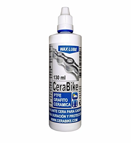 Cerabike Waxlube - Lubrificante per catenaLubrificante per catena a base di cera e ptfe, grafite e ceramica, 130 ml.-