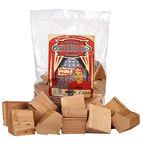 Axtschlag fumatori, pezzi di fumo di legna, ciliegio ciliegio, legno, 1,5 kg