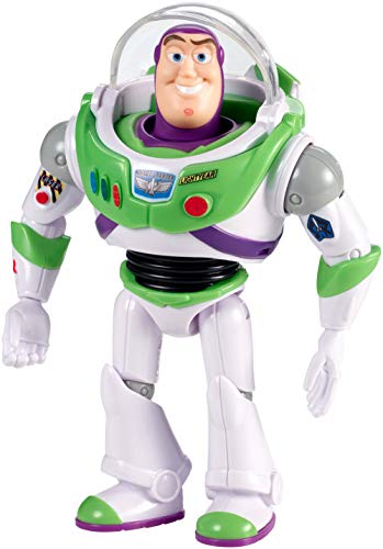 Toy Story- 4 Disney Pixar Buzz Lightyear con Visore Personaggio Articolato da 18 cm, Giocattolo per Bambini di 3+ Anni, GGX30
