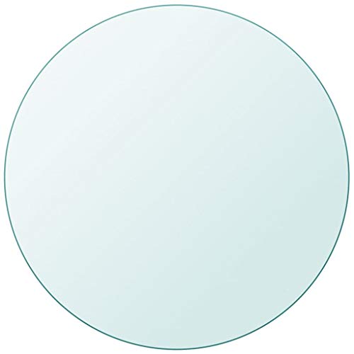 Estink - Lastra rotonda in vetro temprato, 800 mm, spessore 10 mm