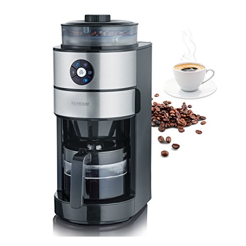 Severin KA 4811 Libera installazione Semi-automatica Macchina da caffè con filtro 6tazze Nero, Metallico macchina per caffè