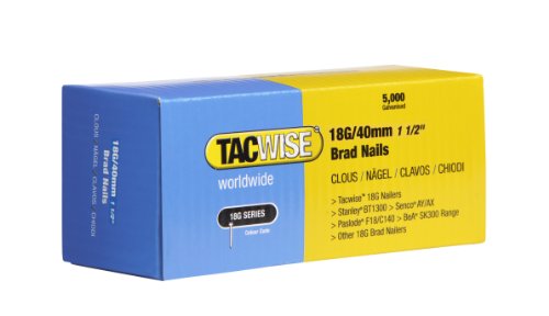 Tacwise 0400 Tcwise 17 Punti sottili da 40mm, Set di 5000 Pezzi