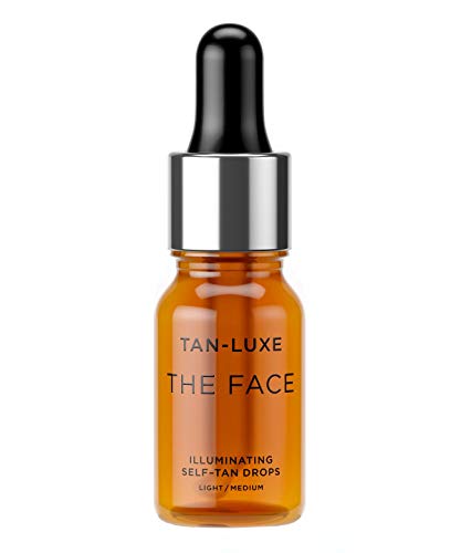 Tan-Luxe - Gocce autoabbronzanti THE FACE, luce/media da 10 ml, prodotto illuminante autoabbronzante