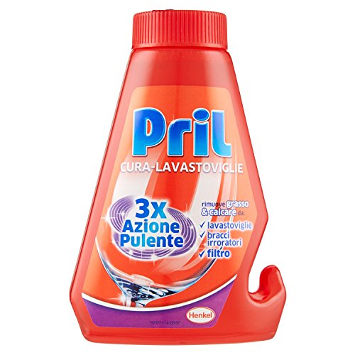 Pril - Detergente Cura-Lavastoviglie - 4 flaconi da 250 ml [1 l]