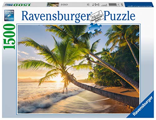 Ravensburger- Spiaggia Segreta Puzzle da Adulti, Multicolore, 1500 Pezzi, 15015