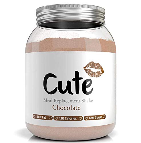 Cute Nutrition Shake Al Cioccolato Sostitutivi del Pasto per la Perdita e Controllo di Peso Bevanda Dietetica Dimagranti per Donne 500g