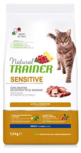Trainer Natural Cat Sensitive Adult con Anatra 1.5 kg X 6-9000 Gr