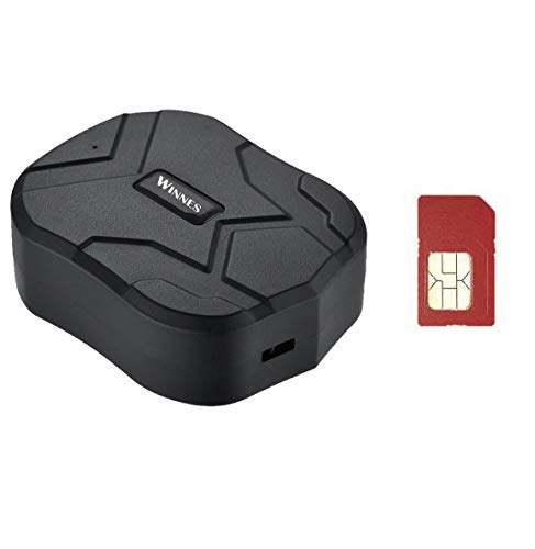 GPS Tracker per Veicoli,Carta SIM Gratuitamente Tracking in Tempo Reale 150 Giorni in Standby Impermeabile localizzatore GPS Anti-perso per Auto Camion/Motociclette/Flotta