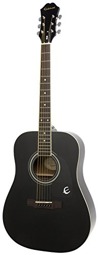 Epiphone EA10EBCH1 DR-100 Dreadought Chitarra Acustica, Ebano