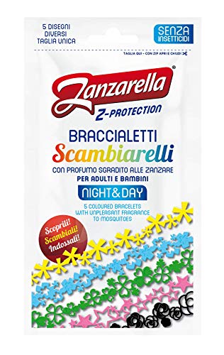 Zanzarella Braccialetti Antizanzare Scambiarelli - 3 Confezioni da 19 gr
