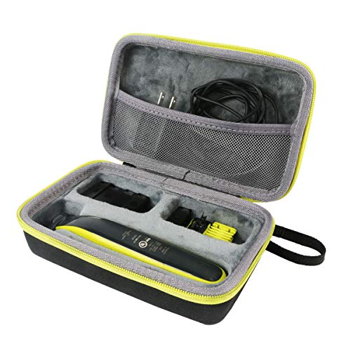 co2CREA Duro Viaggio Caso Copertina per Philips OneBlade QP2630/30, QP2530/30, QP2520/30(travel case) (Cerniera giallo)