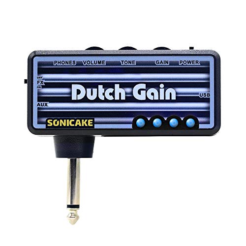 SONICAKE Dutch Gain Plug-in USB Amplificatore portatile per cuffie ricaricabile per chitarra da camera Effetti Hi-Gain tedeschi